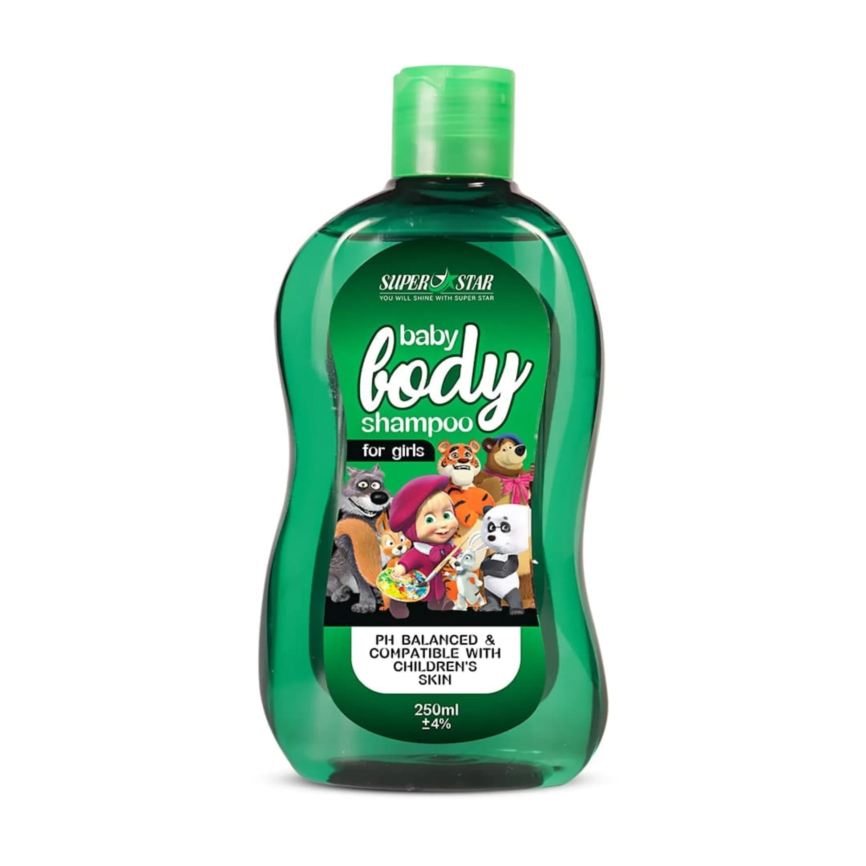 شامپو بدن بچه دخترانه 250 میل (سبز)